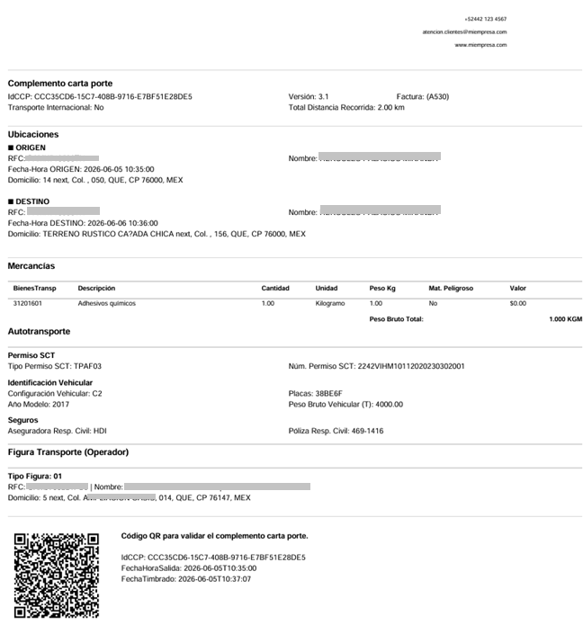 Reportes para empresas de transporte con inventarios, compras, ventas y facturación SAT